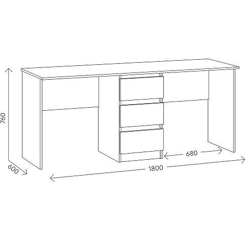 Стол «Матеуш» 6, дуб вотан. Фото 5