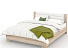 Кровать «Аврора» 160*200 (основание ЛДСП), Дуб сонома/Белый. Фото 1