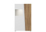 Шкаф REG1W1D с подсветкой, Раума, лиственница сибирская / белый. Фото 1