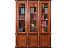 Книжный шкаф для библиотеки «Валенсия 3» П444.23, каштан. Фото 2