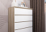 Комод Мори МК 800.4, Сонома/Белый. Фото 2