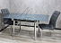 Обеденная группа (Стол B179-65 и стулья DC-146), серая. Фото 2