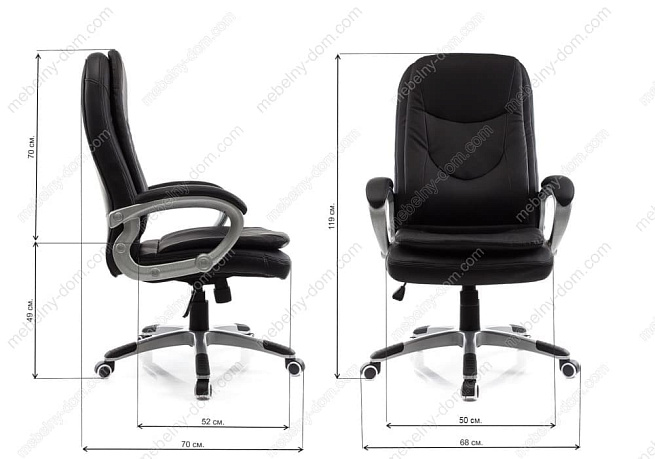 Офисное кресло Astun черное. Фото 8