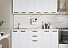 Кухонный гарнитур «Лаванда» 1,8м, белый. Фото 1
