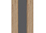 Шкаф «Хелен» ШК-04, графит/дуб крафт золотой. Фото 1
