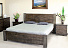 Кровать c матрасом «Borneo» 160x200, серая. Фото 1