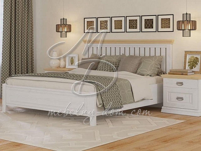Кровать из массива сосны Оливия Райтон natura. Фото 2