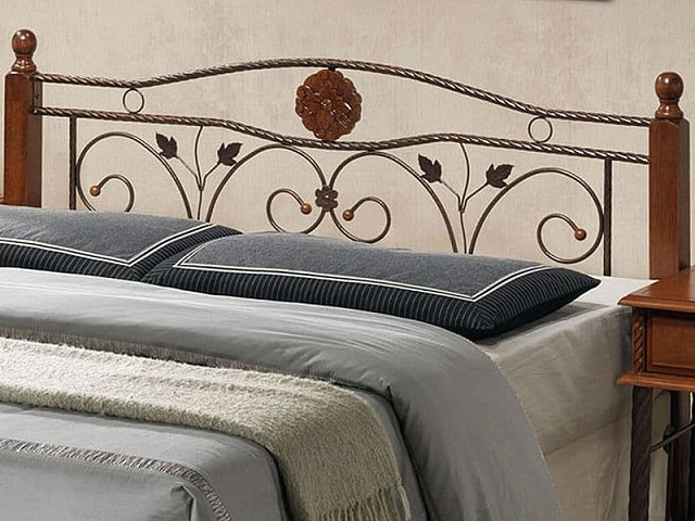 Кровать c матрасом «PS-8823» 140x200, античный дуб. Фото 2