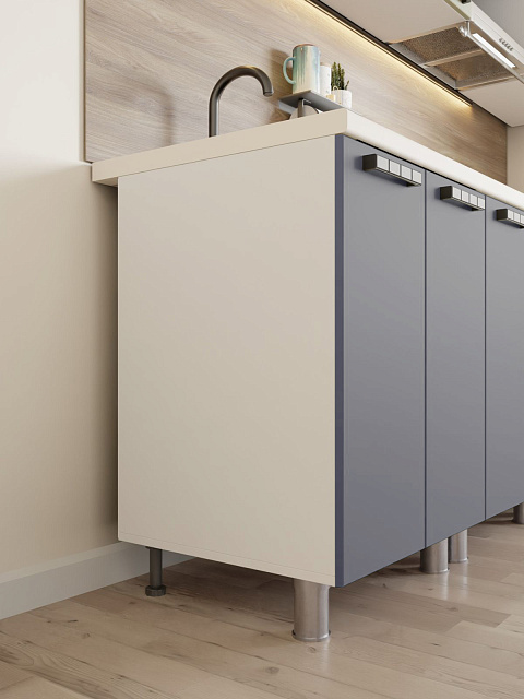 Кухонный гарнитур «Лаванда» 2,4м, сталь. Фото 4