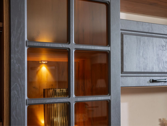 Гостиная «Лацио Сканди» со шкафом, Вотан/Сканди графит. Фото 3