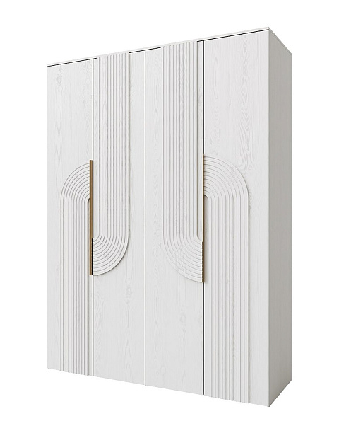 Шкаф «Монтиз» 4д КМК 1003.1, белый/ясень текстурный. Фото 1