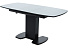 Стол «Будапешт» 130x80 стекло серое, черный. Фото 5