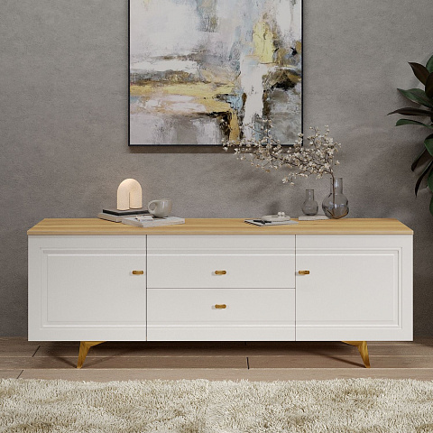 Тумба Вега Сапфир ТВ 1700, белый глянец. Фото 5