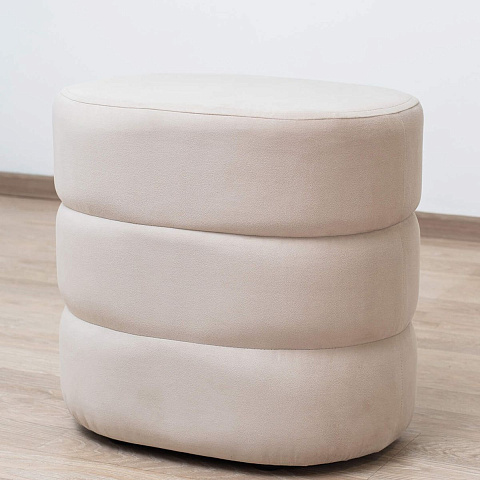Пуф «Богуслава» М13, бежевый. Фото 4