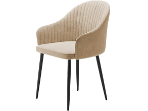 Комплект стульев «Шелл» 2шт, бренди 04, каркас черный от магазина Мебельный дом