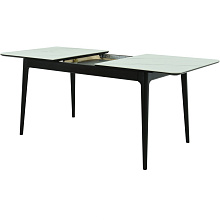 Стол «Плей» 140x80, керамика Greys white/черный от магазина Мебельный дом