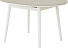 Стол «Ривьера» круг стекло капучино, белый прямые. Фото 6