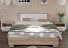 Кровать «Аврора» 140*200 (основание ЛДСП), Дуб сонома/Белый. Фото 3