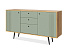 Комод Вега Саксония 150, серо-зеленый. Фото 1