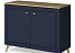 Комод Вега Сапфир 1000 с дверцами, темно-синий. Фото 3