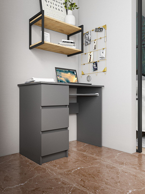 Стол Мори МС-6 левый, Графит. Фото 2