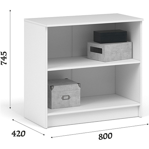 Комод «Чикаго» 2д, белый. Фото 2
