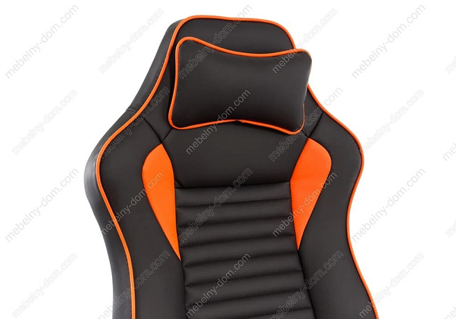 Офисное кресло Leon черное / оранжевое. Фото 5