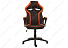 Офисное кресло Monza черное / оранжевое. Фото 2