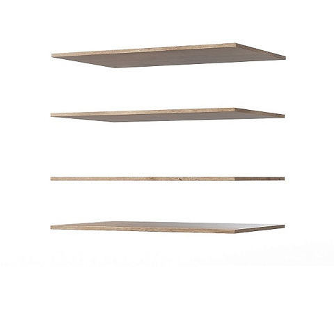 Полки «Герта» (комплект 4шт.) КМК 0979.26, дуб канзас. Фото 1