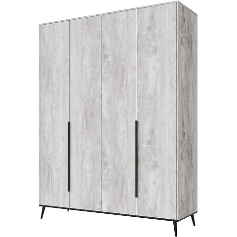 Шкаф «Саванна» 4Д КМК 0973.14, бетон пайн светлый. Фото 1