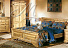 Кровать из массива сосны «Викинг 01» (180), сосна вощеная. Фото 2