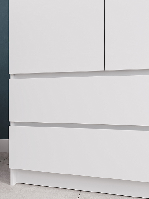 Шкаф Мори МШ 900.1, Белый. Фото 4