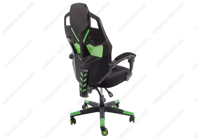 Компьютерное кресло Knight черное / зеленое. Фото 6