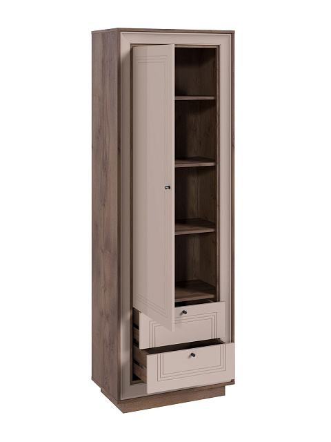 Шкаф «Прато», таксония шоколад/кофе с молоком. Фото 3