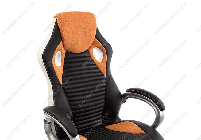 Офисное кресло Roketas оранжевое. Фото 5