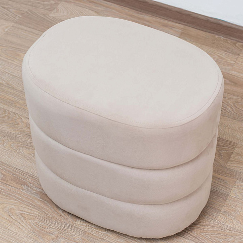 Пуф «Богуслава» М13, бежевый. Фото 5