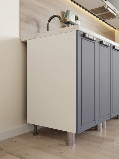 Кухонный гарнитур «Лилия» 2,4м, сталь. Фото 5