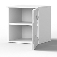 Тумба «Оливия» ПР КМК 0971.18, белый/ясень белый текстурный от магазина Мебельный дом