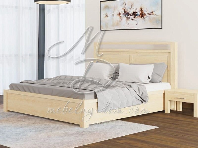 Кровать из массива сосны Фьорд Райтон natura. Фото 2