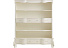 Книжный шкаф «Luisa» MK-5007-WG, белый с золотом. Фото 1