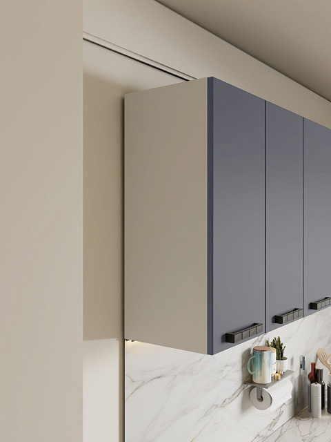 Кухонный гарнитур «Лаванда» 1,8м, сталь. Фото 5