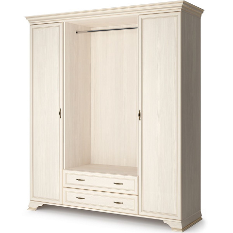 Шкаф Сиена 4дв, бежевый. Фото 3