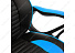 Офисное кресло Leon черное / голубое. Фото 6
