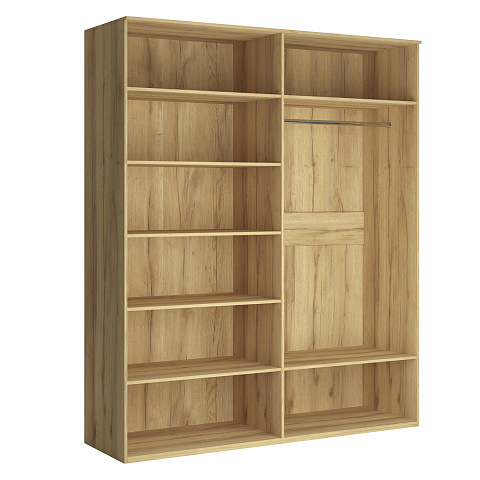 Шкаф Вега Сапфир 4дв, белый глянец. Фото 3