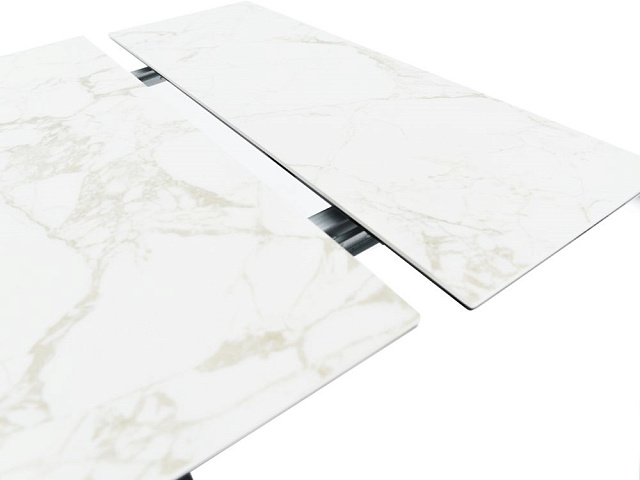 Стол «Monaco» Quadro, Calacata vaglioro, каркас черный. Фото 9