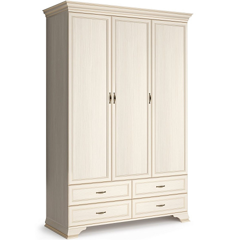 Шкаф Сиена 3дв, бежевый. Фото 1