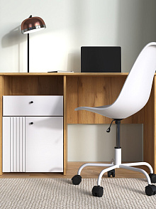 Стол Вега Саксония, белый матовый от магазина Мебельный дом