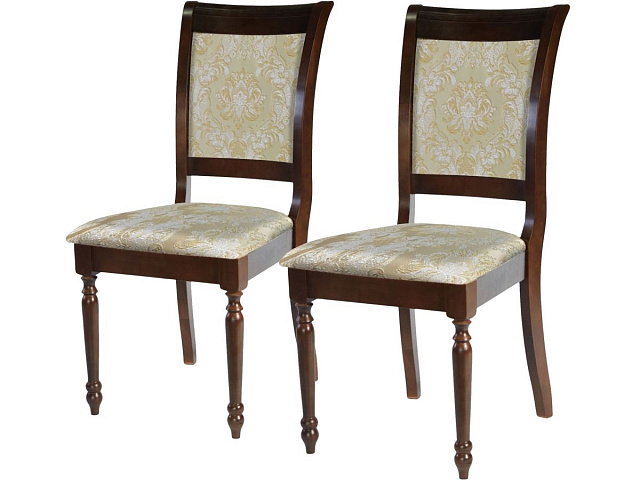Комплект стульев «Ника» 2шт, Bristol 01, Dark Oak. Фото 1