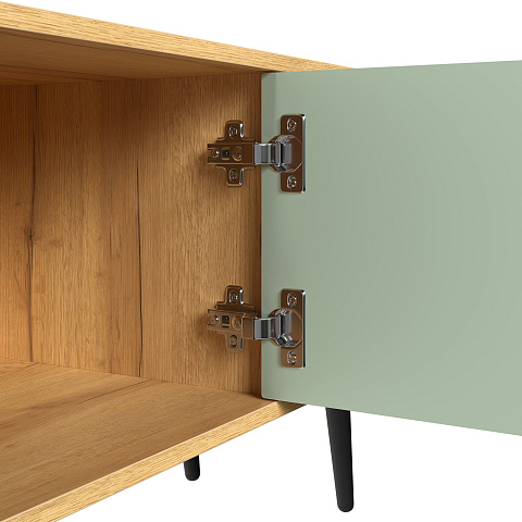 Тумба Вега Саксония ТВ150 с нишами, серо-зеленый. Фото 5