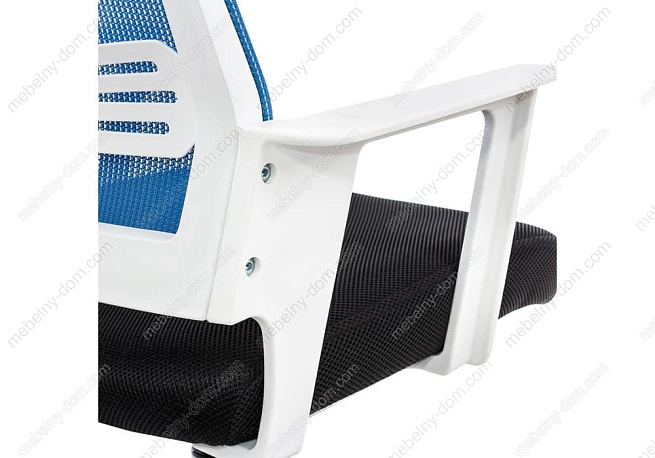 Компьютерное кресло Dreamer белое / черное / голубое. Фото 7